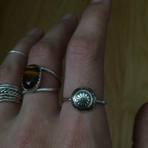 STERLING SILVER CONCHO RING 🌵 - Picture 4 of 4